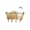 Bàn ăn gỗ thông bông SakaSmart