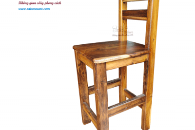 Ghế quầy bar gỗ 02