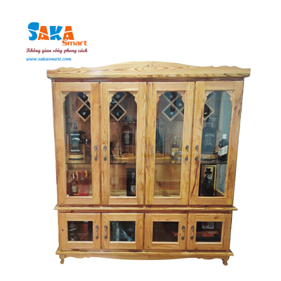 tu-ruou-thong-do-SakaSmart-3 Tủ rượu gỗ thông đỏ sakasmart 3