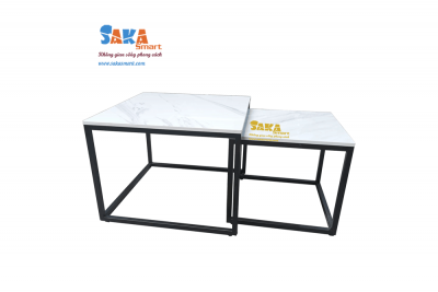 Bàn Trà Sofa Đôi Chữ Nhật Mặt Đá CN0A