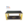 Bàn Trà Sofa Chữ Nhật 2 Tầng Mặt Kính Đen BSF CN10