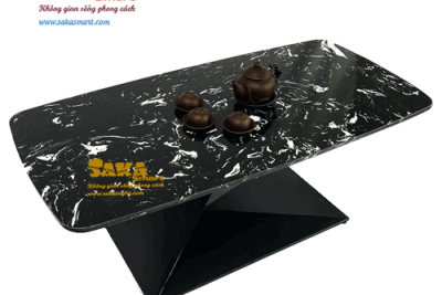 Bàn Trà Sofa Mặt Đá Chân V