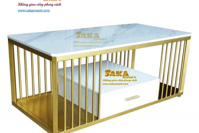 Bàn Trà Sofa Chữ Nhật Mặt Đá CN42