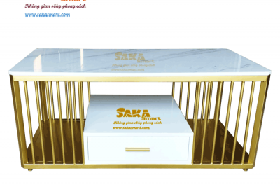 Bàn Trà Sofa Chữ Nhật Mặt Đá CN42