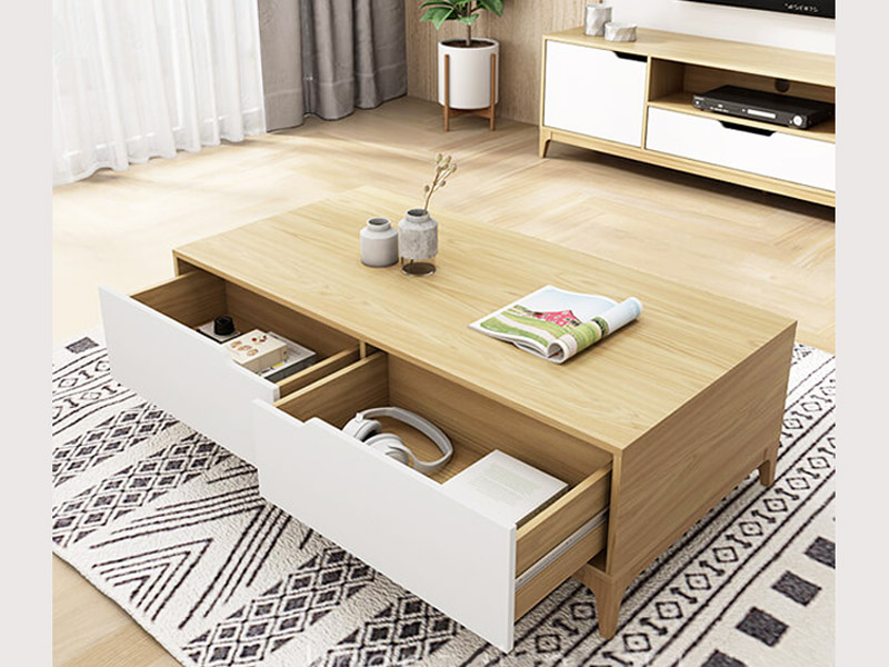 Bàn trà sofa hiện đại có ngăn kéo