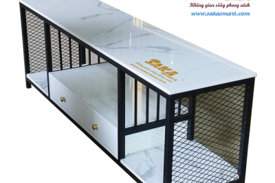 Kệ Tivi Phòng Khách Hiện Đại Bàn Chữ Nhật Tủ Đôi KTV CN6