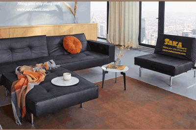 Bàn Trà Sofa Mặt Đá Tròn Trắng Vân Mây 3 Chân BSF 3C7
