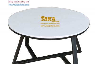 Bàn Trà Sofa Mặt Đá Tròn T8