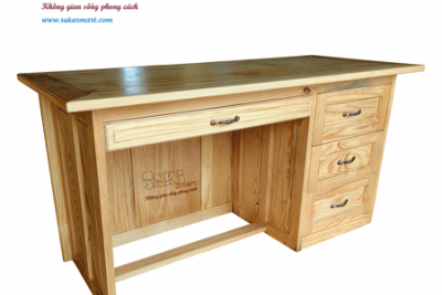 Bàn làm việc tủ 1 bên Gỗ thông Sakasmart 1
