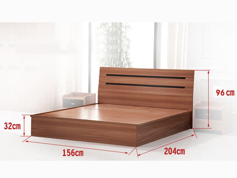 Giường gỗ công nghiệp 2-4320