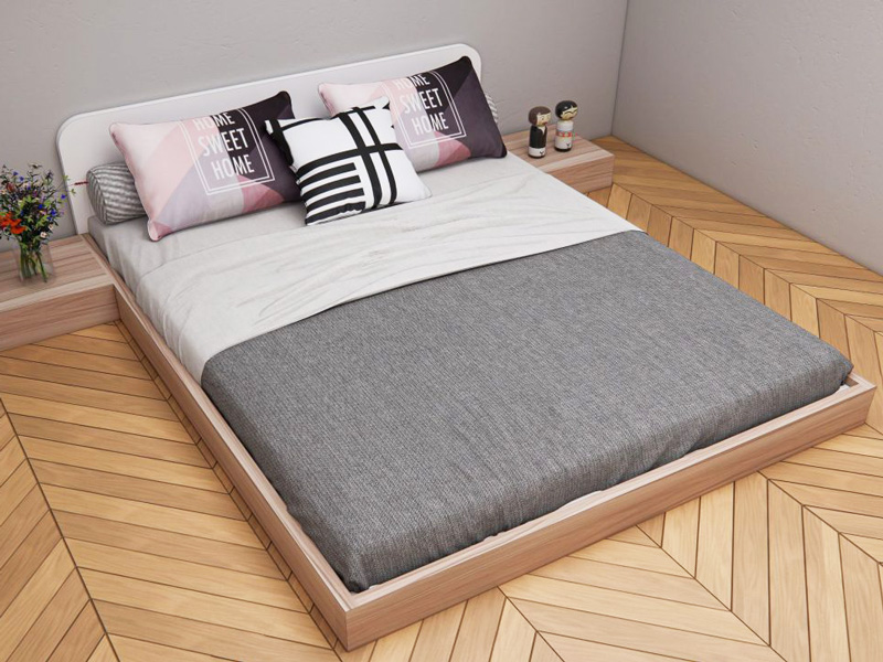 Giường ngủ gỗ kiểu Nhật OHAHA GB001