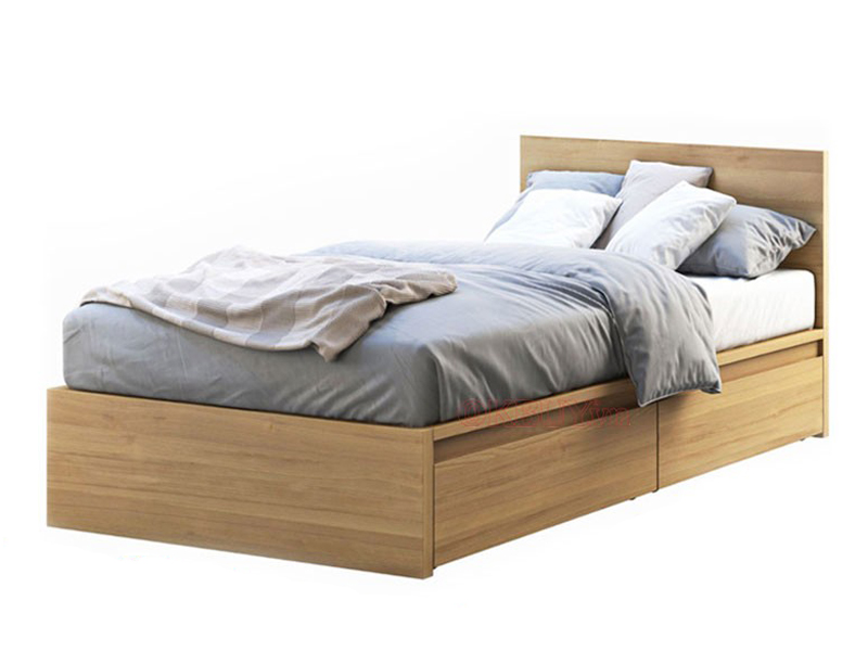Giường ngủ gỗ công nghiệp có ngăn kéo GCV34 
