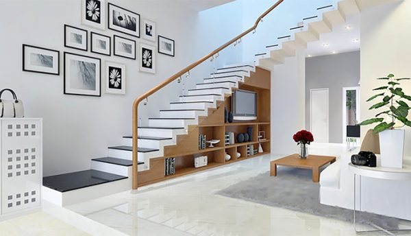 Các kiểu cầu thang tiết kiệm diện tích