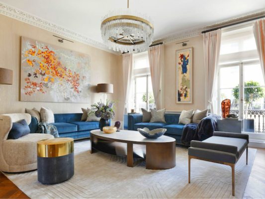 Bàn trà sofa hiện đại giúp phòng khách thêm sang trọng