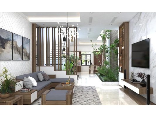 Cây xanh giúp không gian thêm sinh động