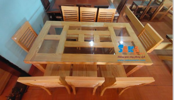 Chia sẻ kinh nghiệm chọn bàn ăn gỗ thông bền đẹp