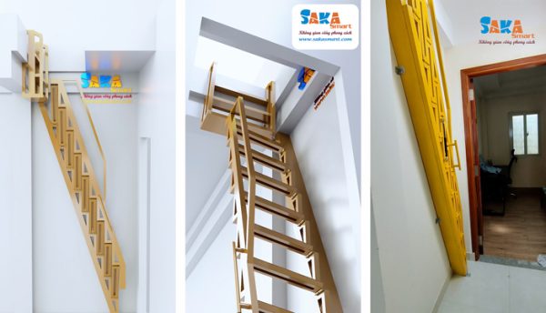 Cầu thang xếp gọn tốt nhất hiện nay
