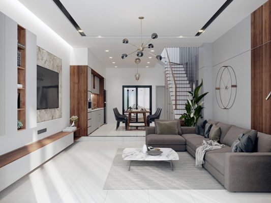 Áp dụng các nguyên tắc về màu sắc, ánh sáng cho nhà ở nhỏ