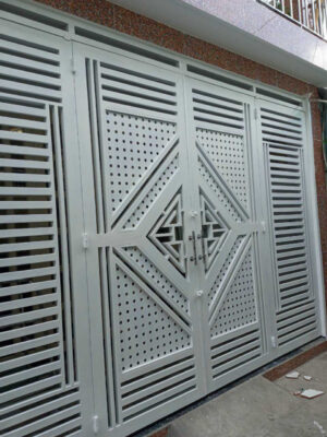 tính thẩm mỹ của cửa sắt so với các loại khác