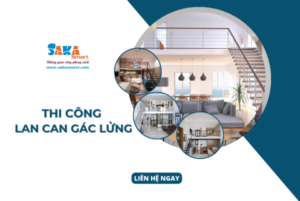 Thi công lan can sắt gác lửng