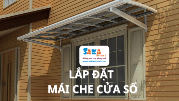 Lắp đặt mái che cửa sổ