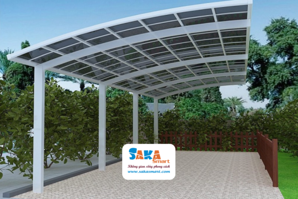 Lắp đặt mái che nhà xe giá tốt