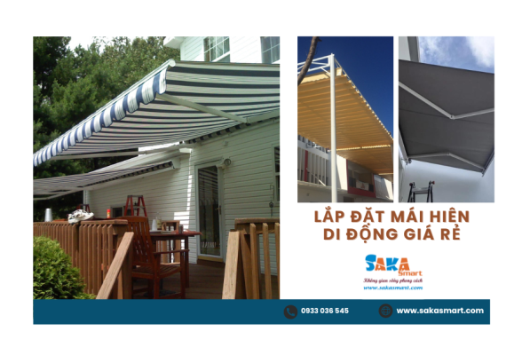 Lắp đặt mái hiên di động giá rẻ