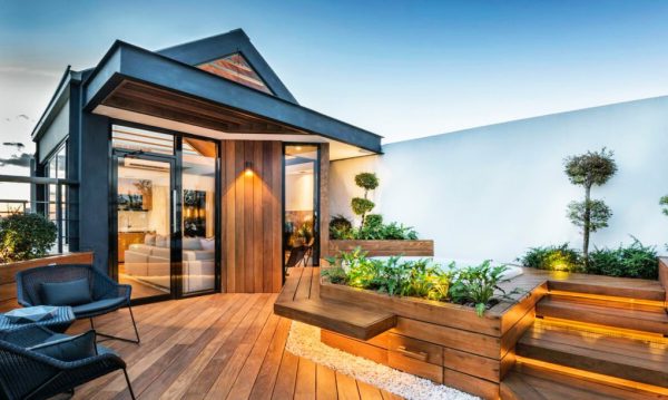 Không gian sân thượng sau khi được cải tạo