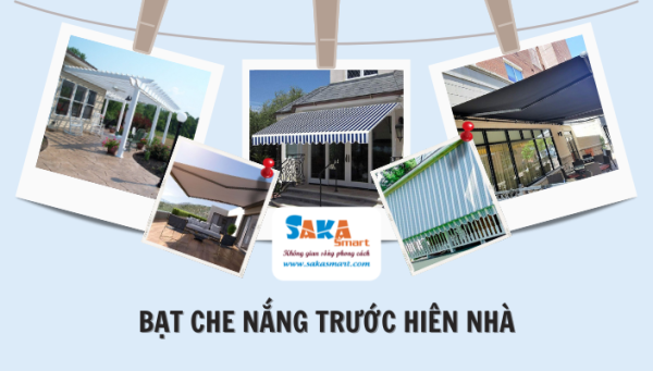 Bạt che nắng trước hiên nhà