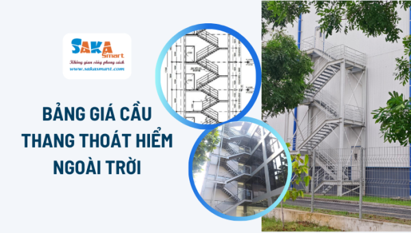 Bảng giá cầu thang thoát hiểm ngoài trời