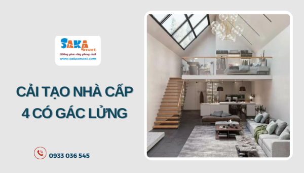 Cải tạo nhà cấp 4 có gác lửng