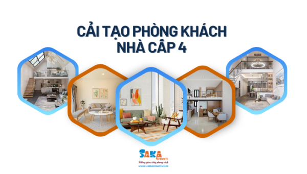 Cải tạo phòng khách nhà cấp 4