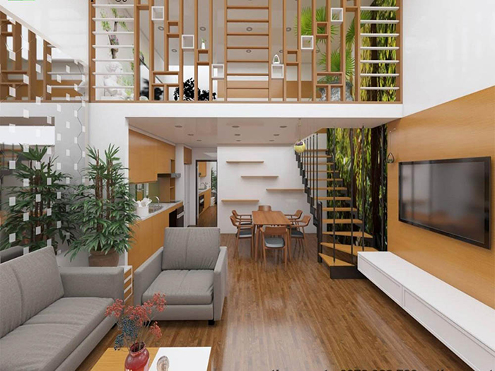 Lên gác lửng cho nhà cấp 4