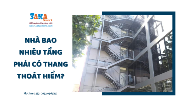 Nhà bao nhiêu tầng phải có thang thoát hiểm?