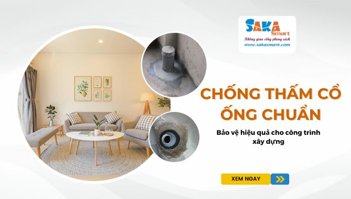 Chống thấm cổ ống chuẩn