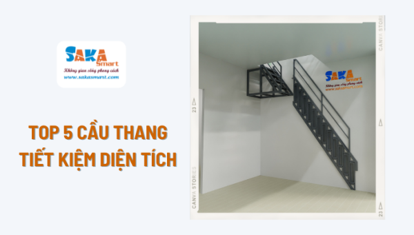 Top 5 cầu thang tiết kiệm diện tích