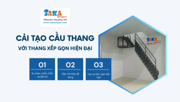 Ý tưởng cải tạo cầu thang cũ
