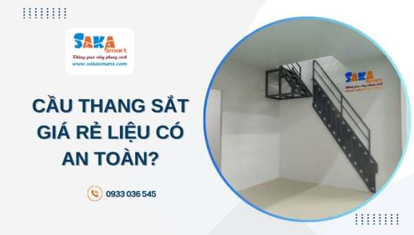 Cầu thang sắt giá rẻ liệu có an toàn
