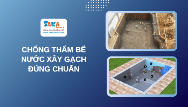 chống thấm cho bể nước xây gạch