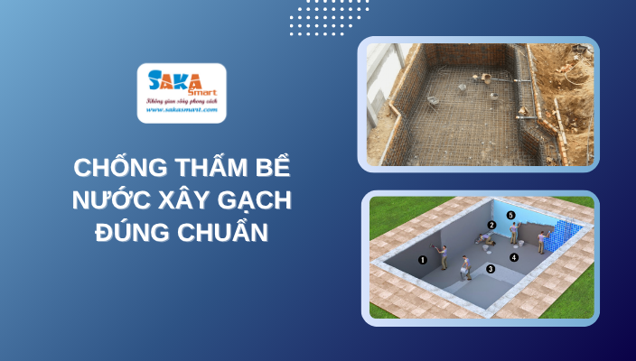 chống thấm cho bể nước xây gạch