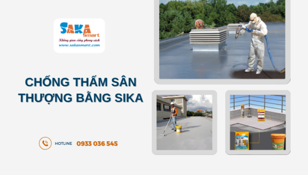 Chống thấm sân thượng bằng Sika