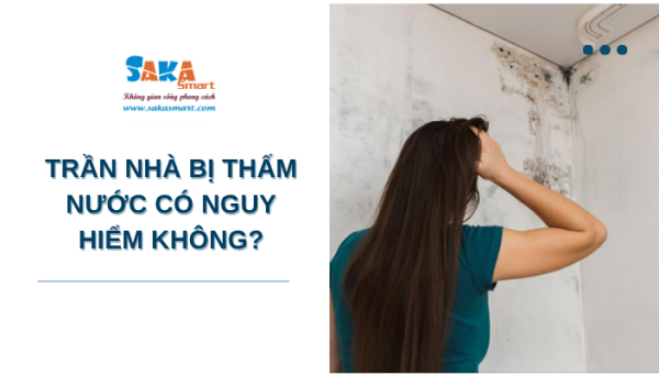 Trần nhà bị thấm nước có nguy hiểm khộng
