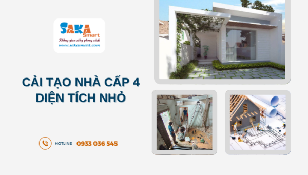 Cải tạo nhà cấp 4 diện tích nhỏ