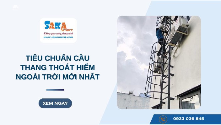 Tiêu chuẩn cầu thang thoát hiểm ngoài trời