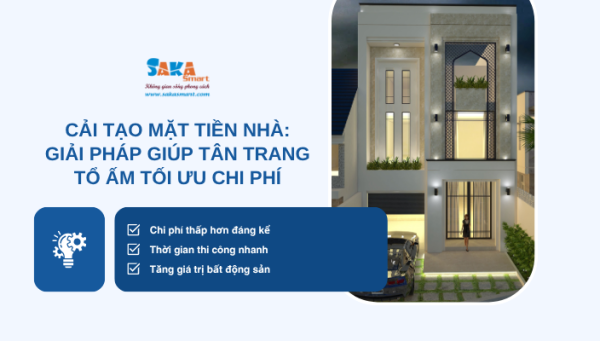 Cải tạo mặt tiền nhà