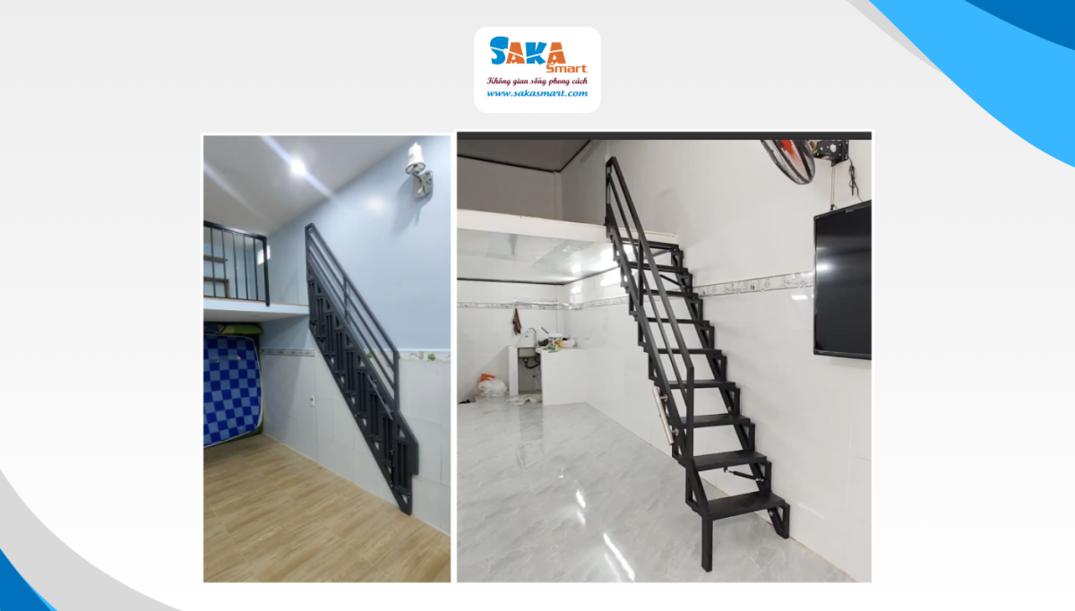 Cầu thang SakaSmart an toàn tuyệt đối