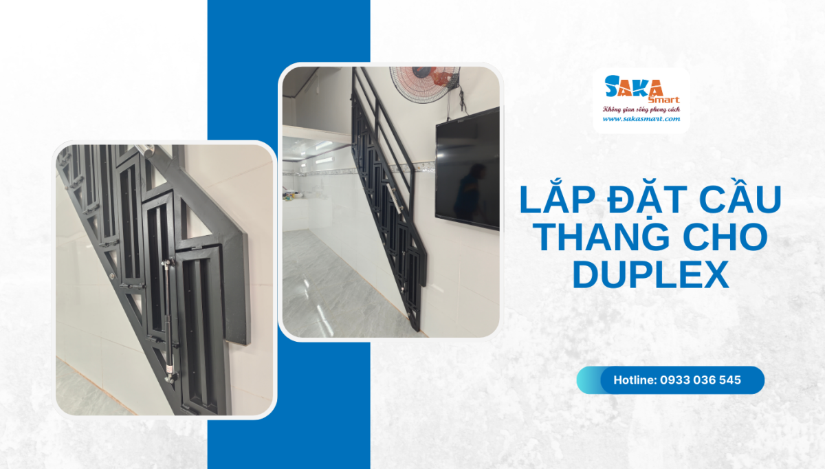 Lắp đặt cầu thang cho duplex