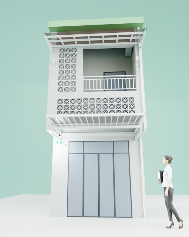 Mái trượt poly có tính thẩm mỹ cao