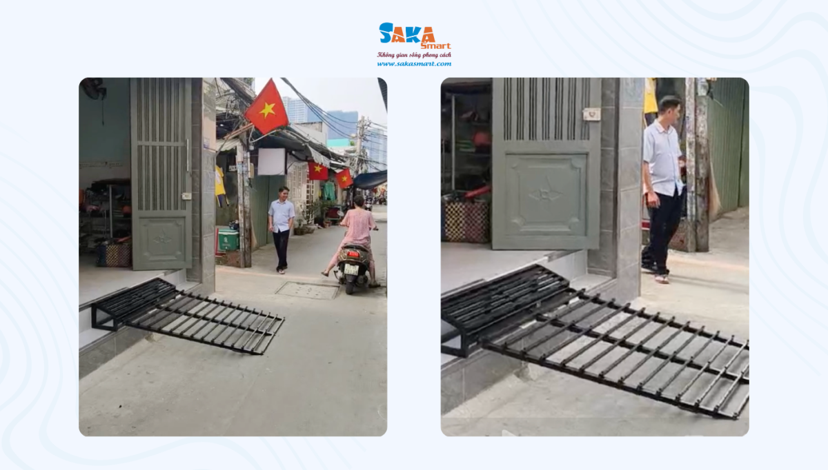 Dốc xe SakaSmart dễ dàng bảo quản