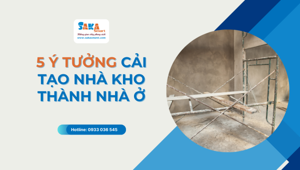 Ý tưởng cải tạo nhà kho thành nhà ở